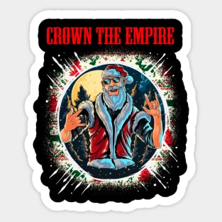 CROWN THE EMPIRE BAND XMAS Sticker